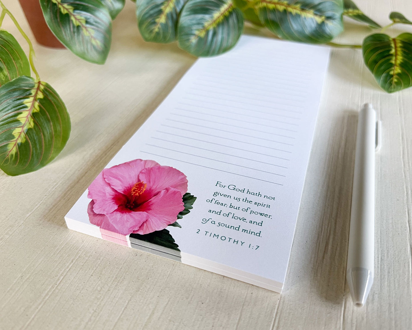 List Notepad, 2 Timothy 1:7