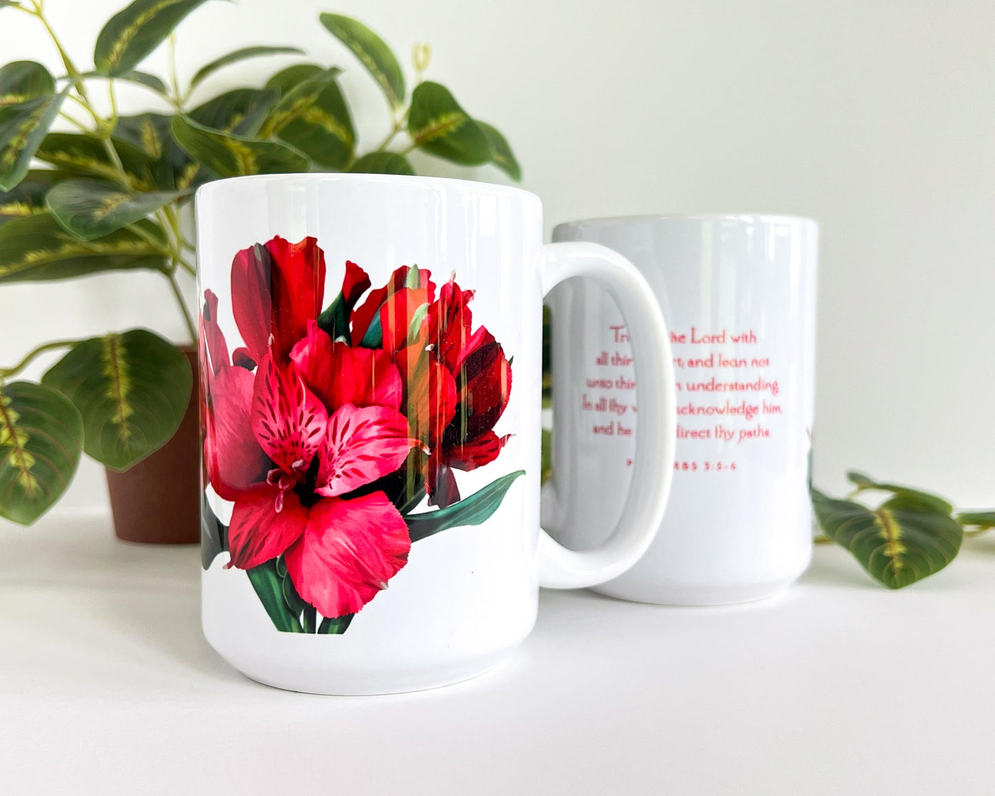Mug, 15oz, Proverbs 3:5-6