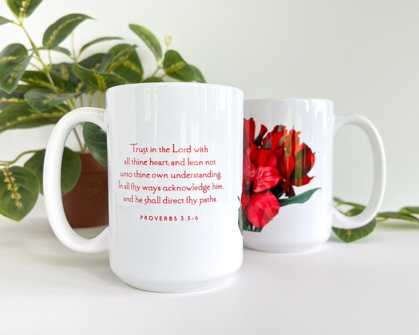 Mug, 15oz, Proverbs 3:5-6