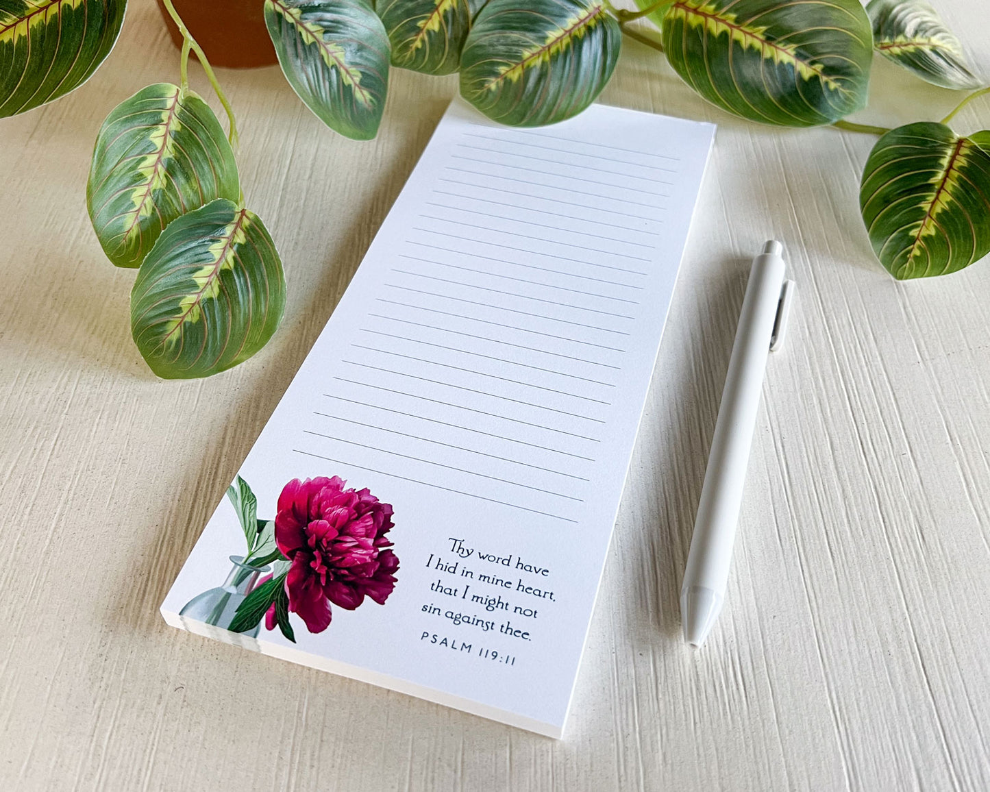 List Notepad, Psalm 119:11