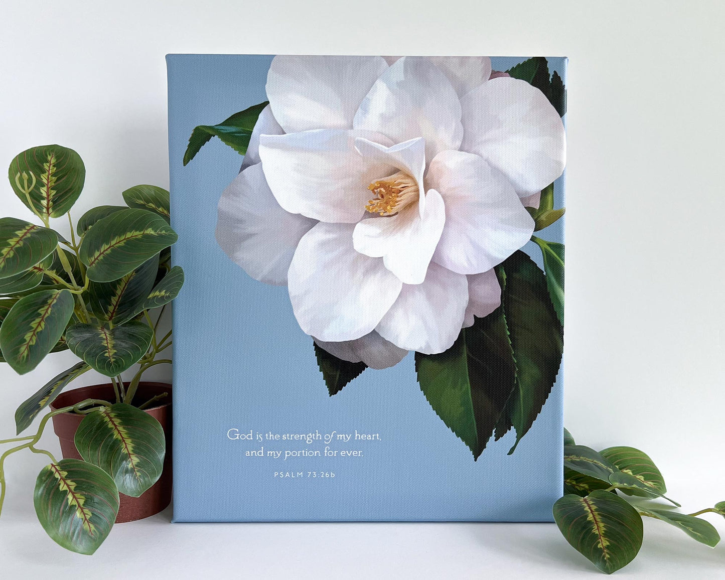 Canvas Print, Psalm 73:26b