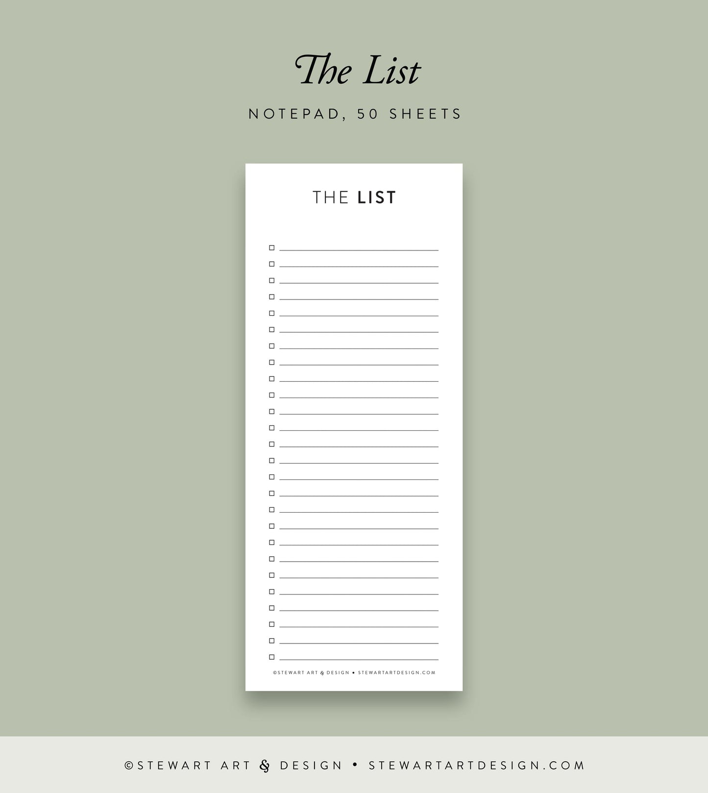 The List Notepad