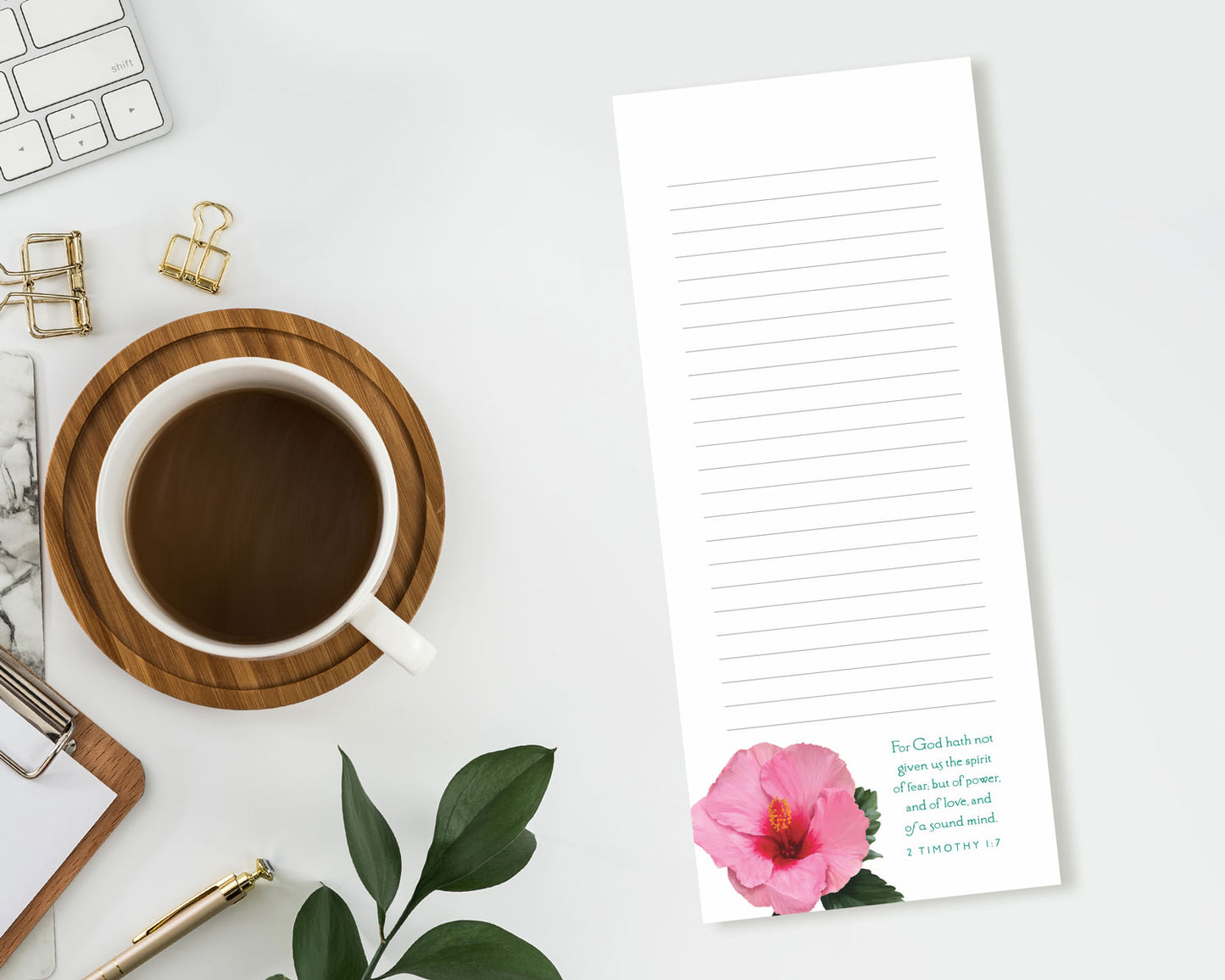 List Notepad, 2 Timothy 1:7