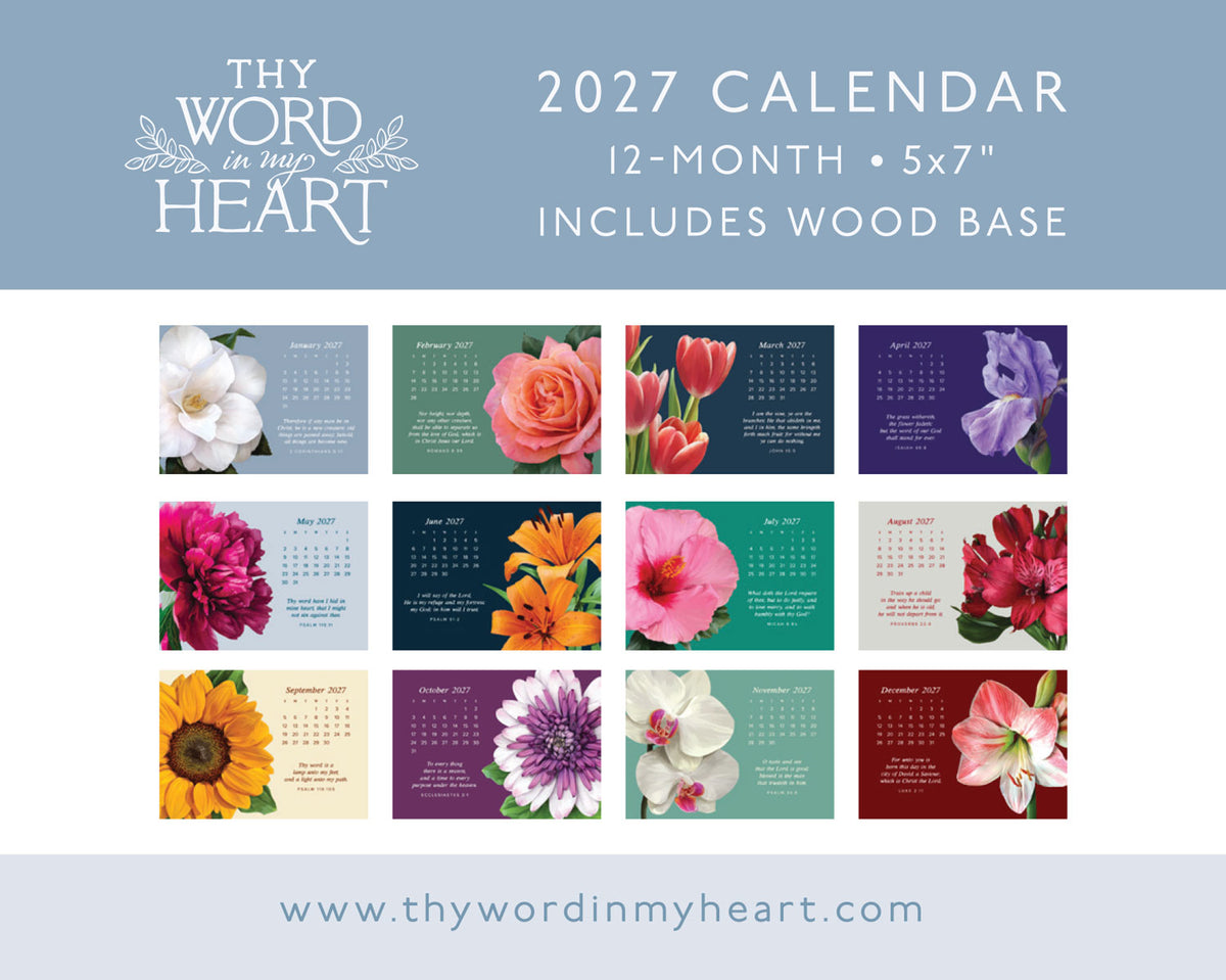 2027 Desktop Calendar