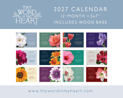 2027 Desktop Calendar