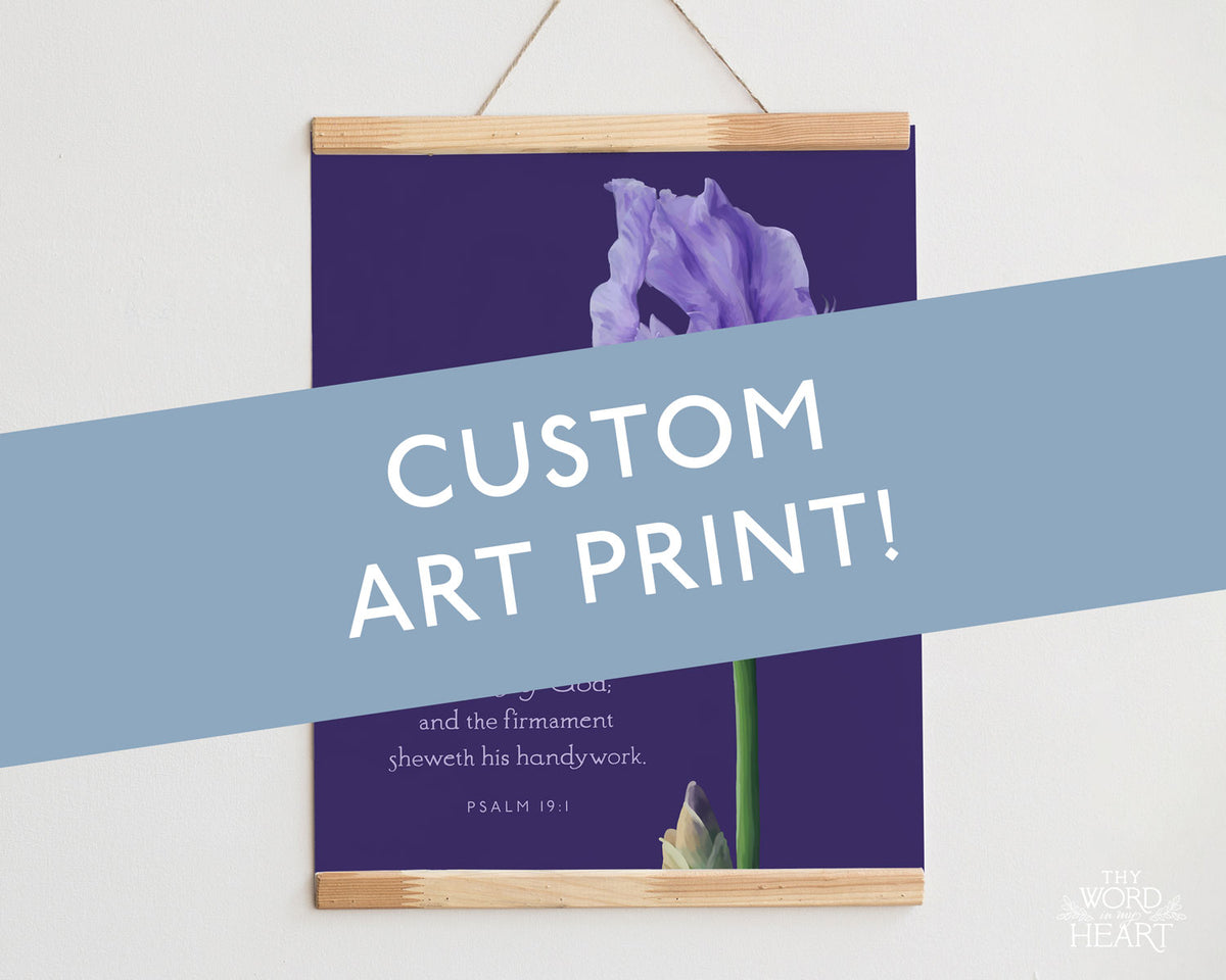Custom Scripture Art Print