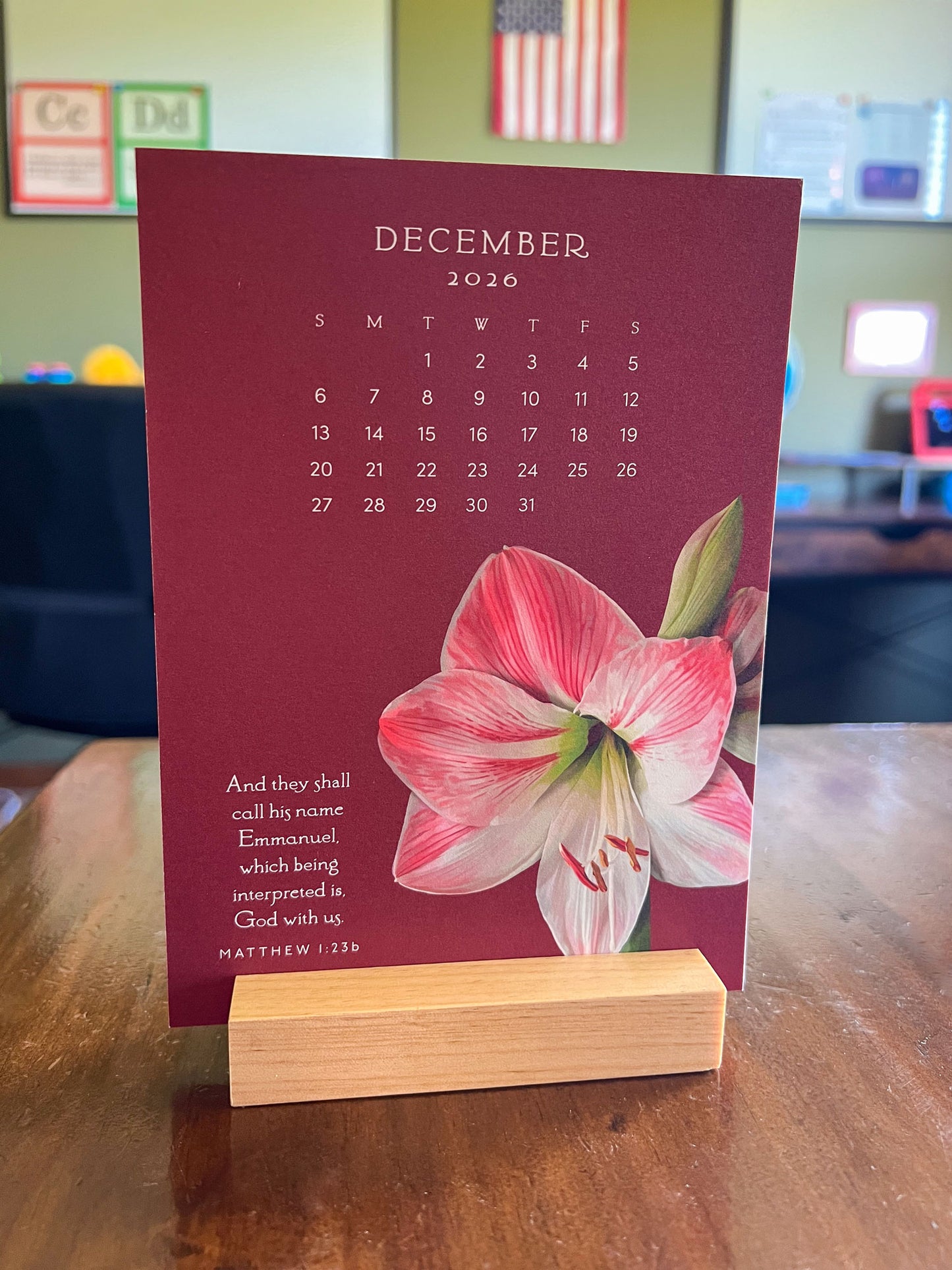 2026 Desktop Calendar