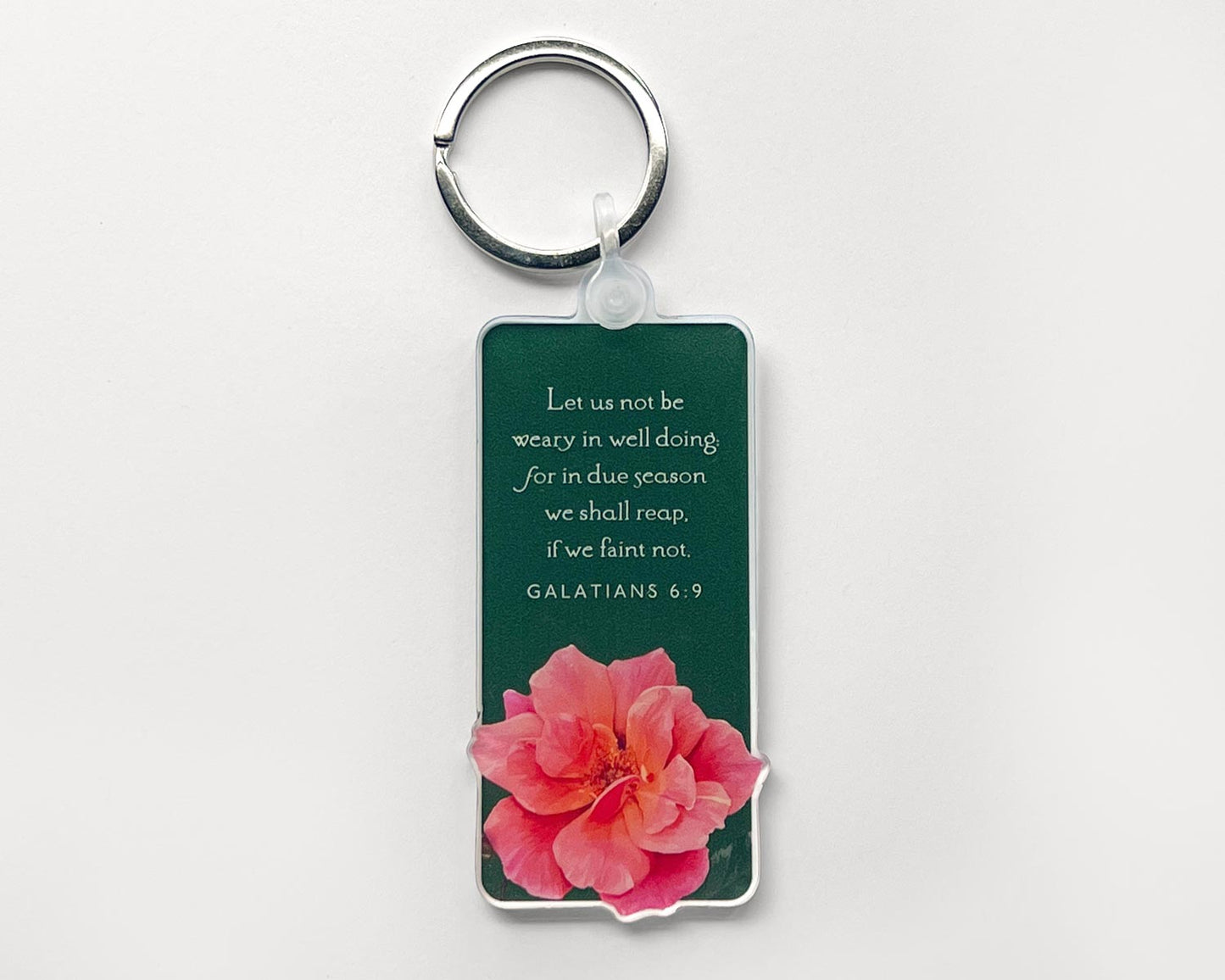 Keychain, Galatians 6:9