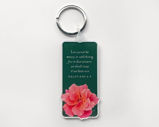 Keychain, Galatians 6:9