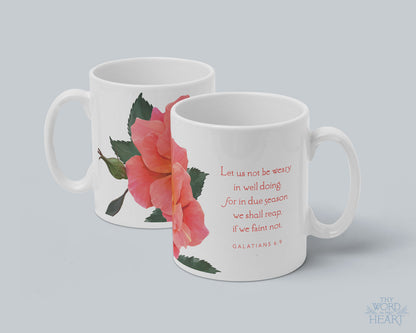 Mug, 15oz, Galatians 6:9