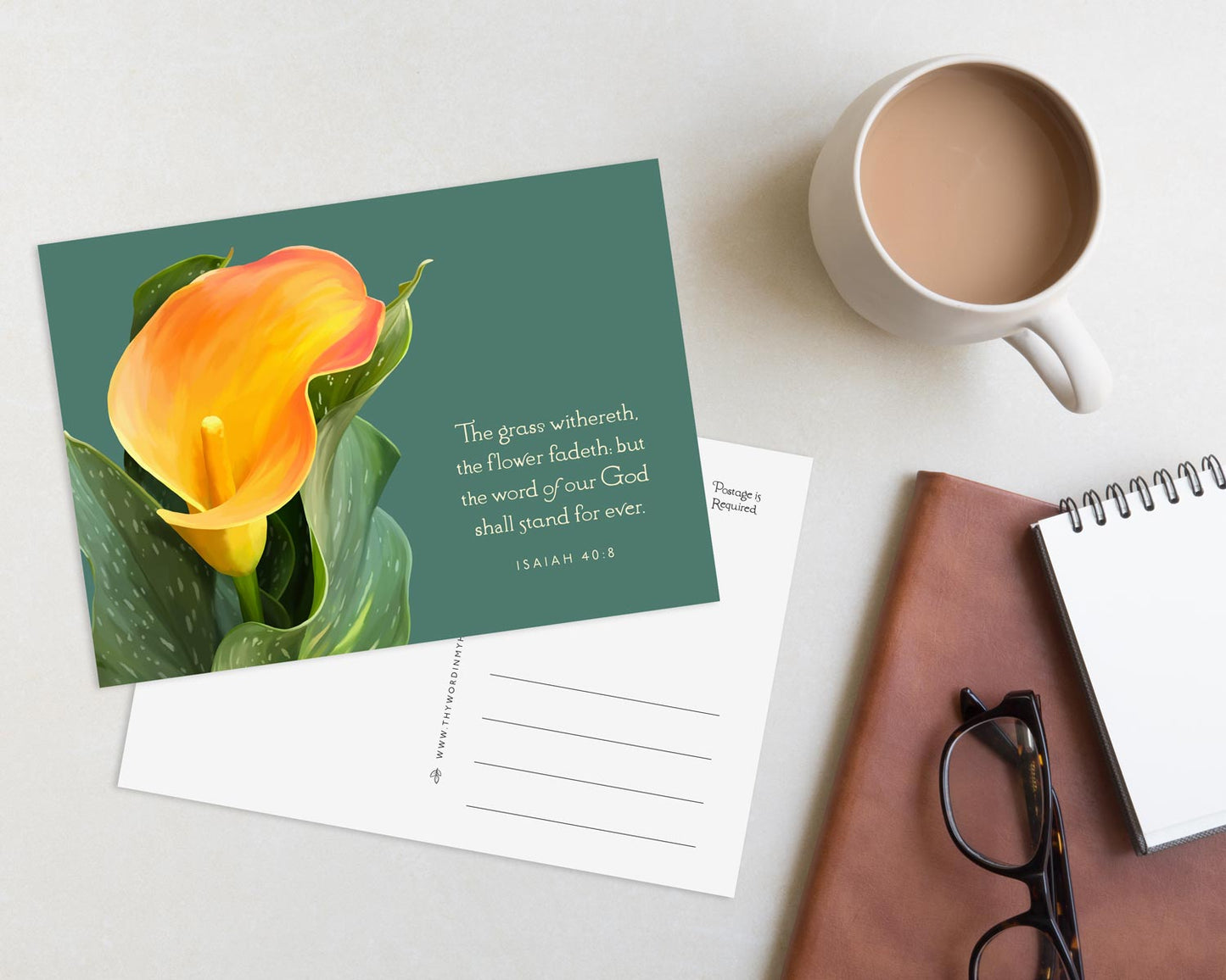 Bible Verse Art Print, Isaiah 40:8