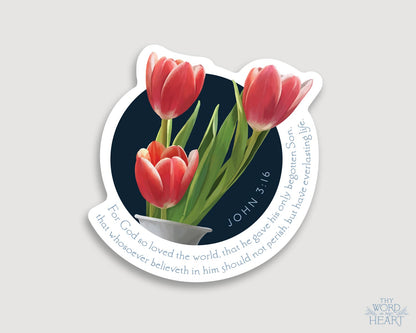 Sticker, John 3:16