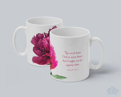 Mug, 15oz, Psalm 119:11