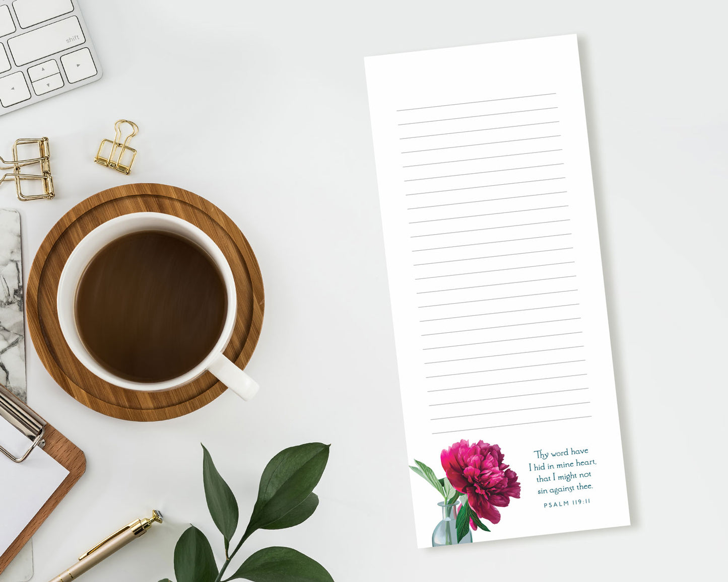 List Notepad, Psalm 119:11