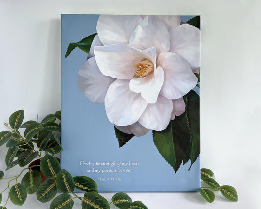 Canvas Print, Psalm 73:26b