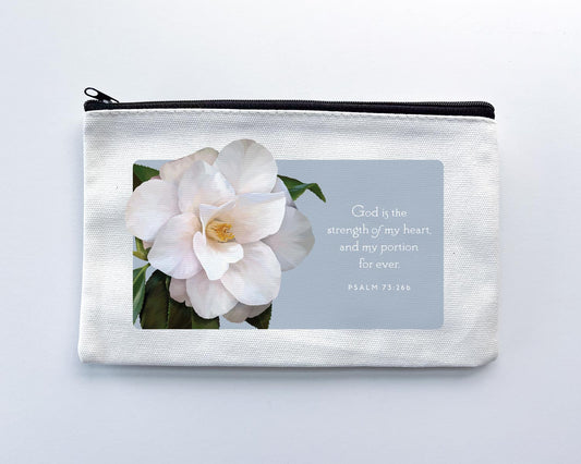 Zip Pouch, Psalm 73:26b